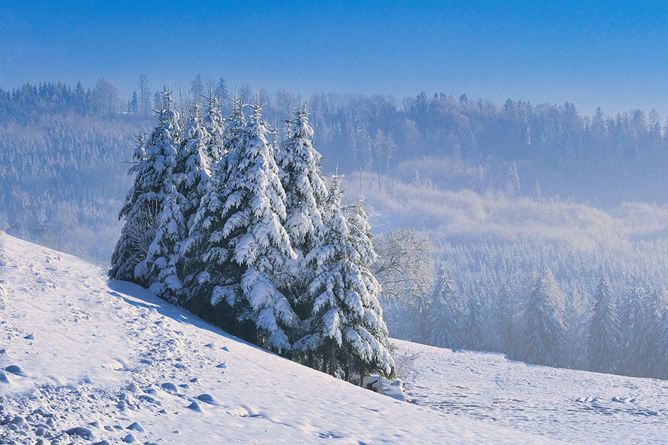 Mountains snow