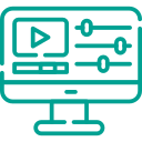 Icono Gestión o Edición de Videos