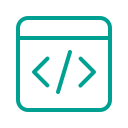 Icono Programación en Html5, Css3, Sass